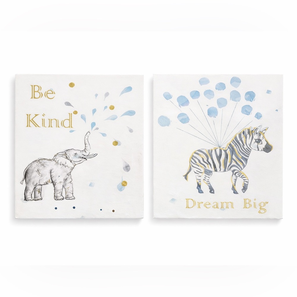 Be Kind Elephant Canvas Art